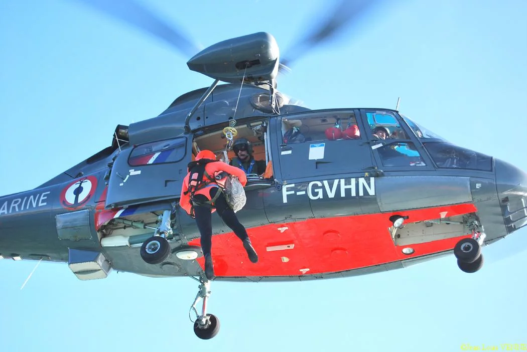 L'hélicoptère Dauphin de service public