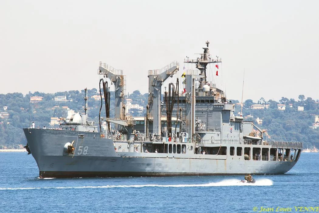 Arrivée à Toulon du bâtiment de soutien Dae Cheug