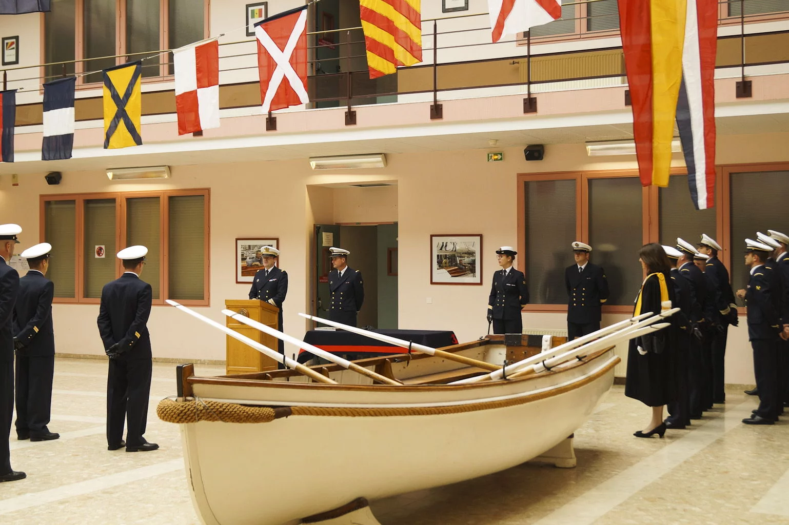 Cérémonie de fin de cours des BS Navigateur