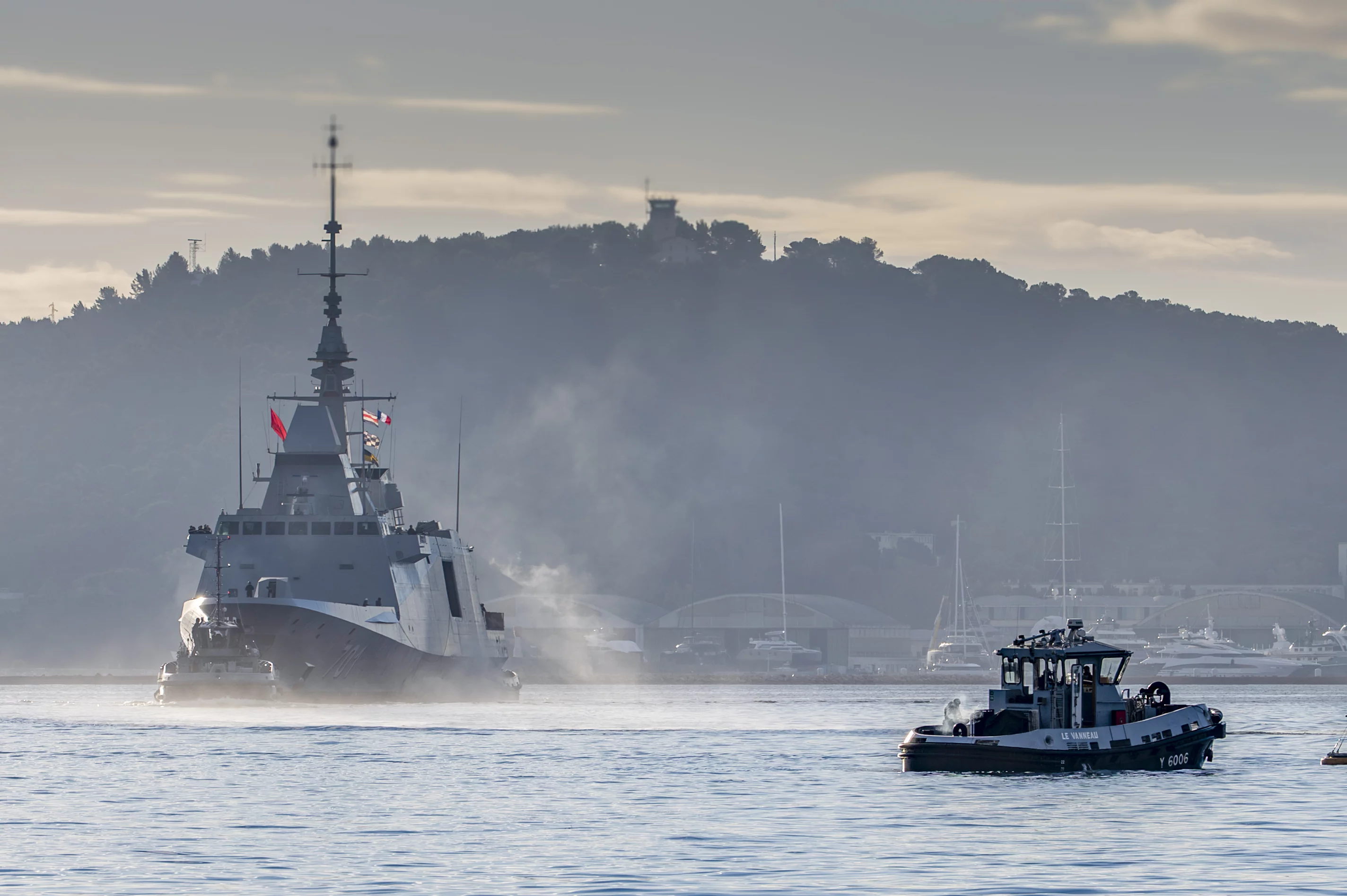 Arrivée à Toulon de la frégate marocaine Mohammed VI