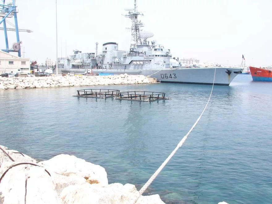 Le Jean de Vienne en escale à Larnaca (Chypre)