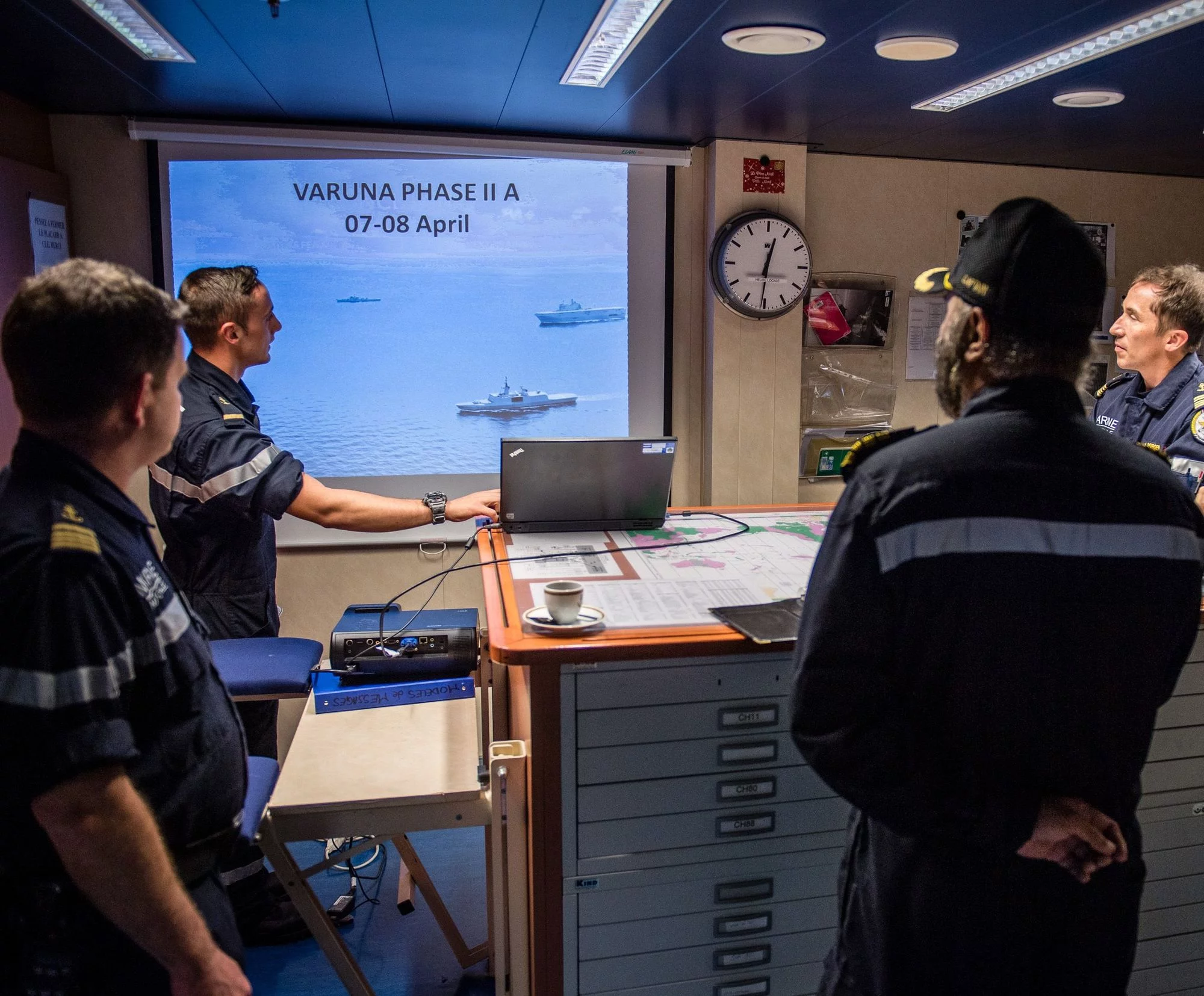 Préparation de l'exercice Varuna