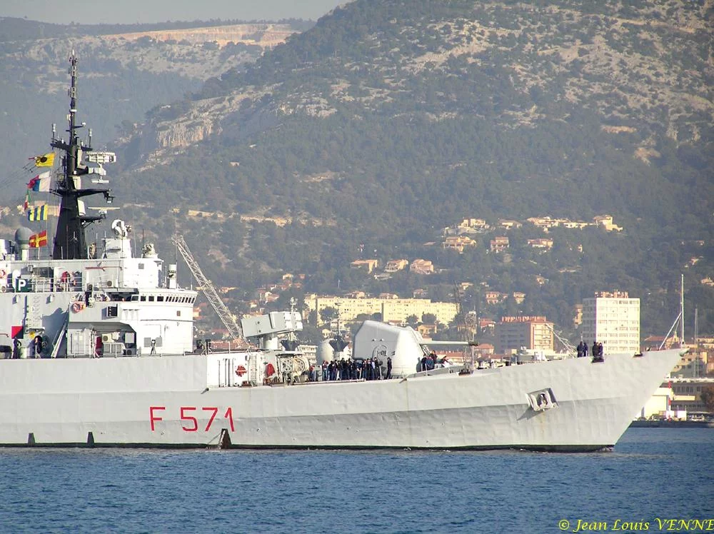 La frégate italienne Grecale