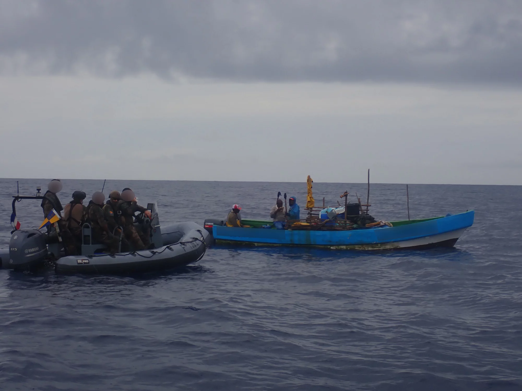Contrôle d'une embarcation de pêche
