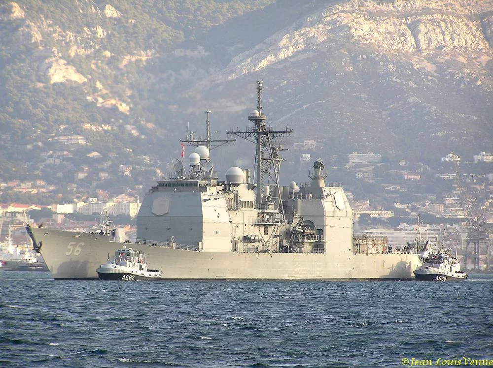 Escale du croiseur USS San Jacinto Ã  Toulon