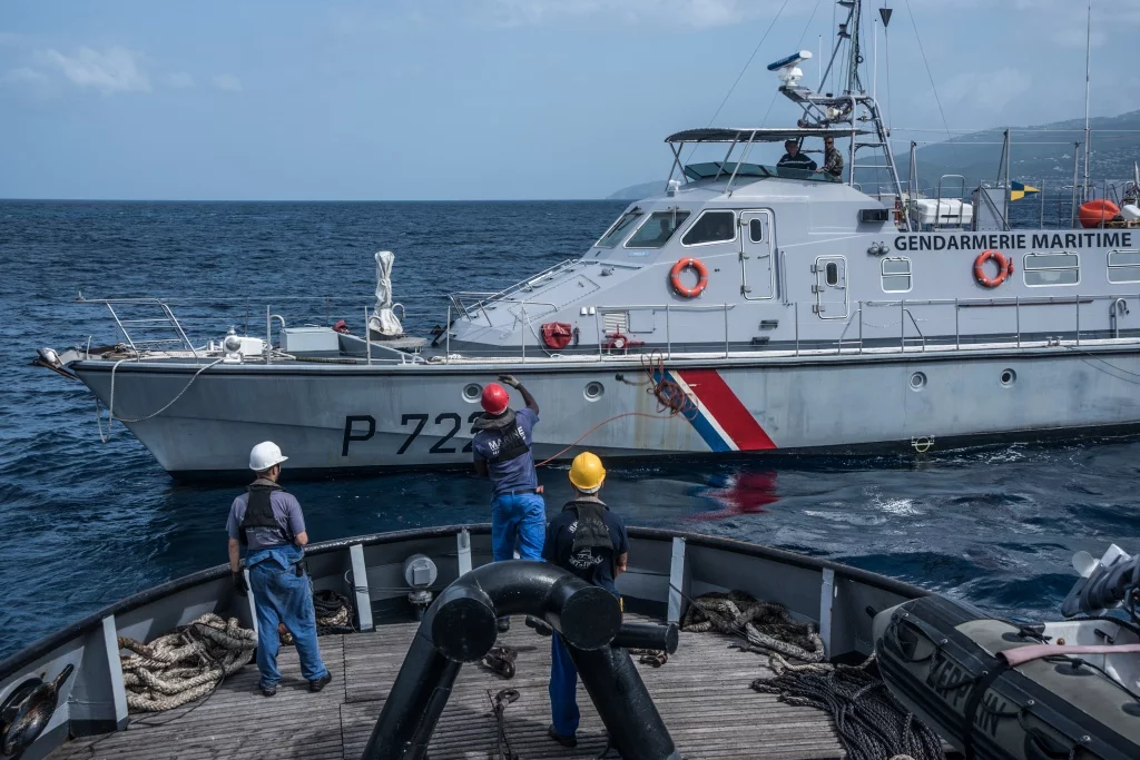 Le patrouilleur côtier de la gendarmerie maritime (PCGM) Violette