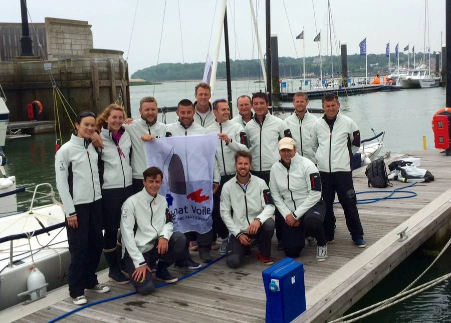 L'équipe de la marine nationale au CRUNCH VOILE 2016