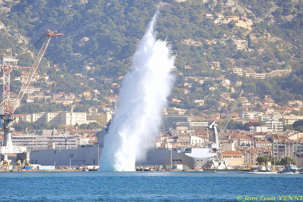 Essais des catapultes du Charles de Gaulle