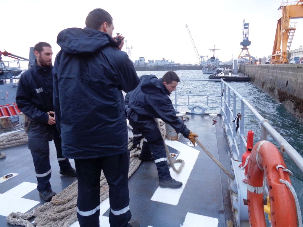 Le Cdt L’Herminier appareille de Brest