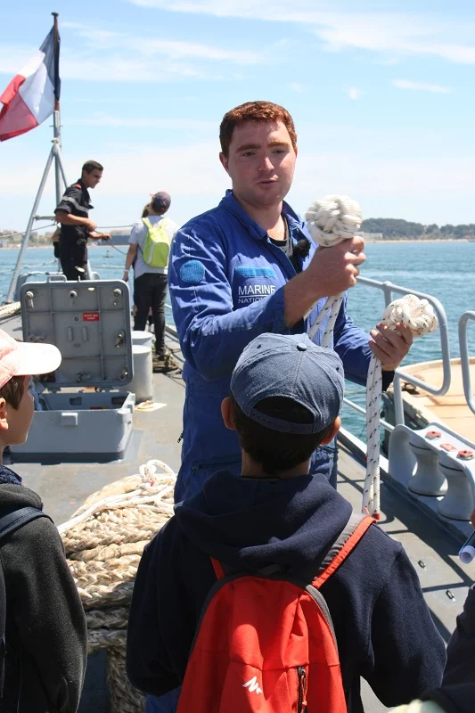 Mise en situation : atelier matelotage