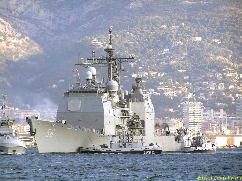 Escale du croiseur USS San Jacinto Ã  Toulon