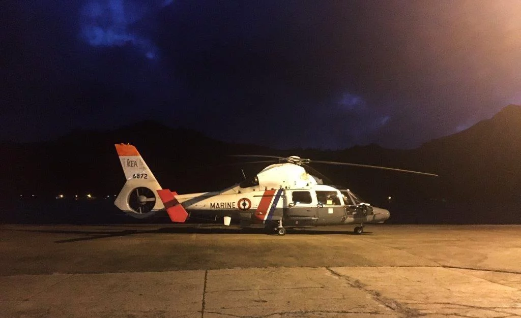 Hélicoptère Dauphin de la flottille 35F