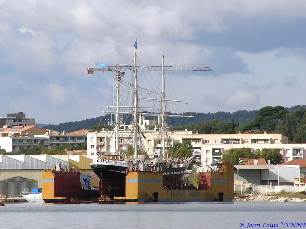 Le Bélem se refait une santé à La Seyne sur Mer