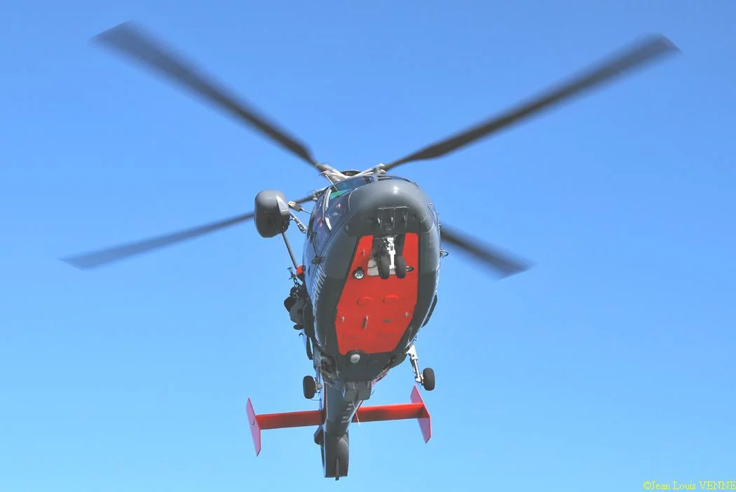 L'hélicoptère Dauphin de service public