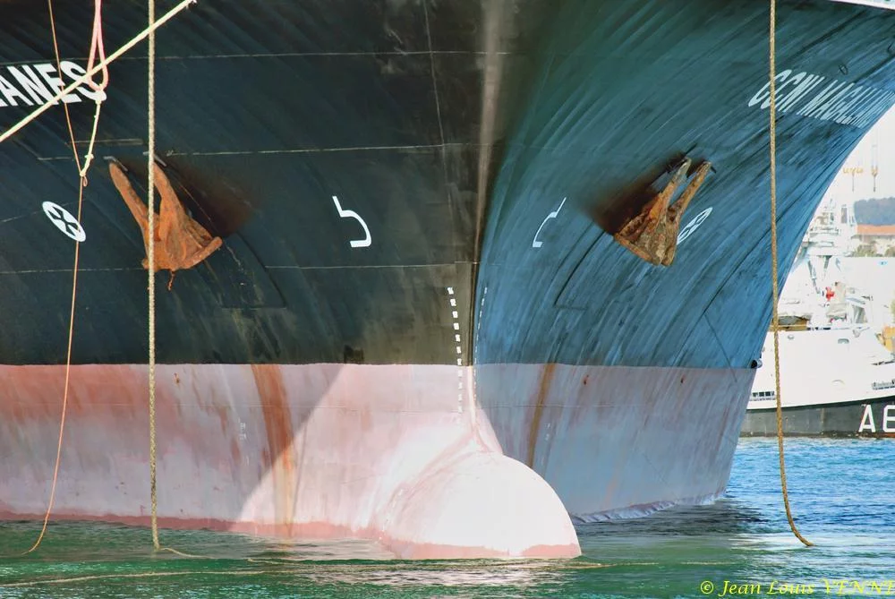 Arrivée à Toulon du porte-conteneurs Magallanes