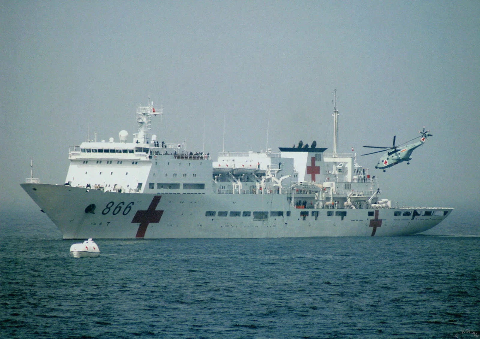 Le navire-hôpital chinois Daishandao