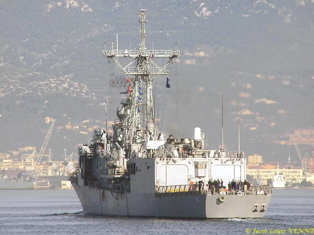 La frégate américaine Taylor