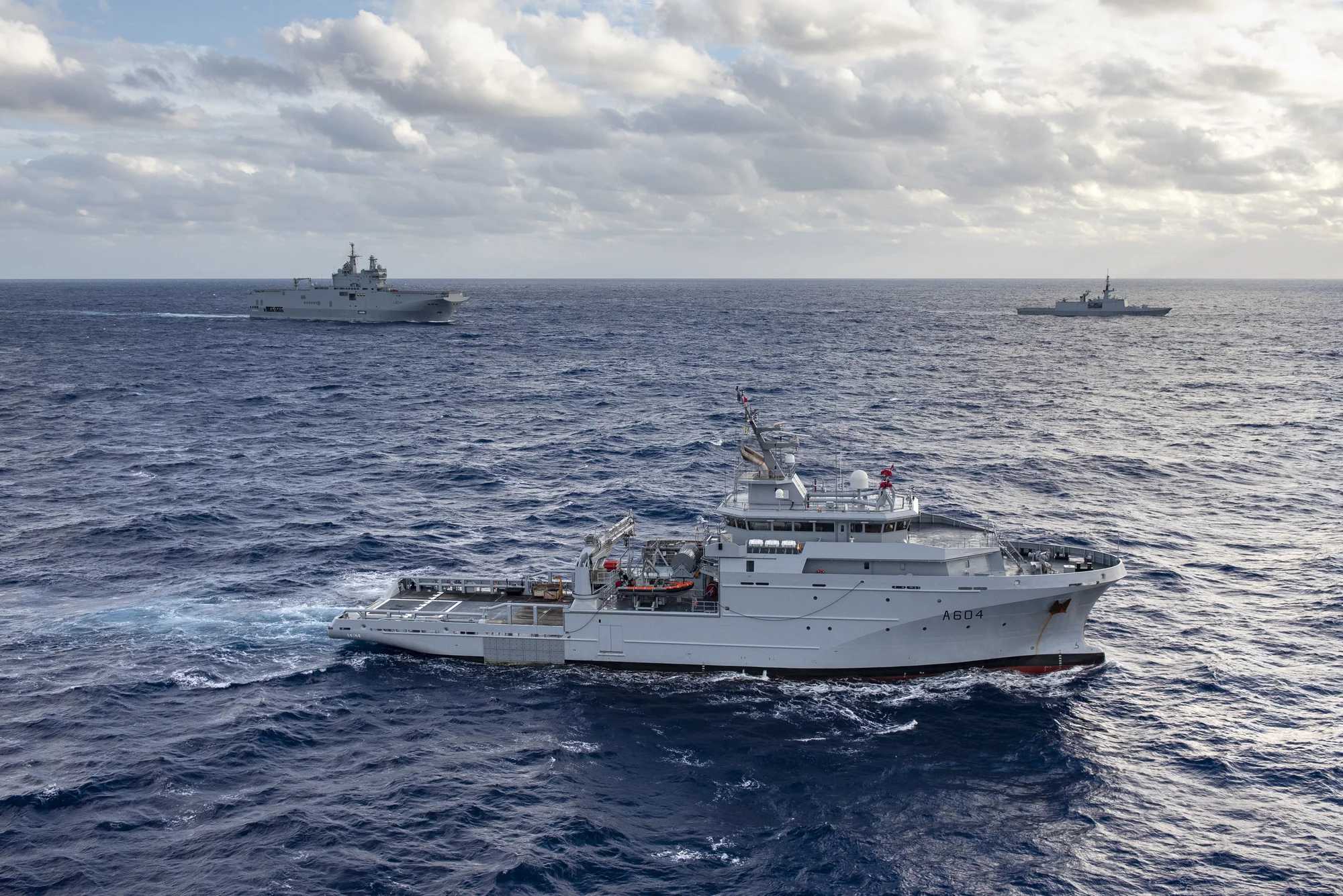 La Seine, le Tonnerre et le La Fayette