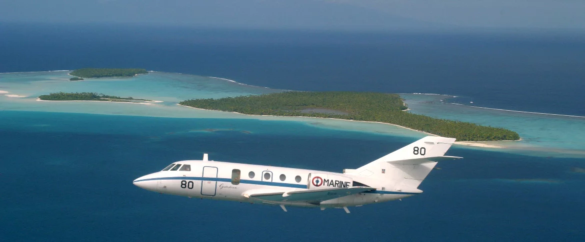 Un Falcon 200 «Gardian» de la flottille 25F