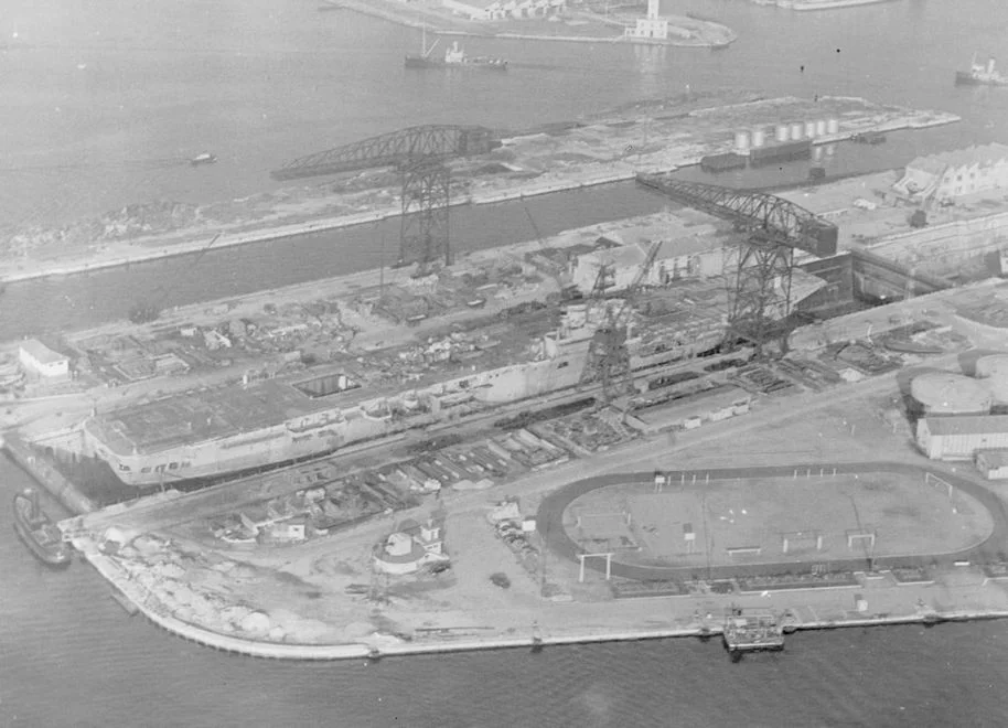 Les bassins Vauban en 1958