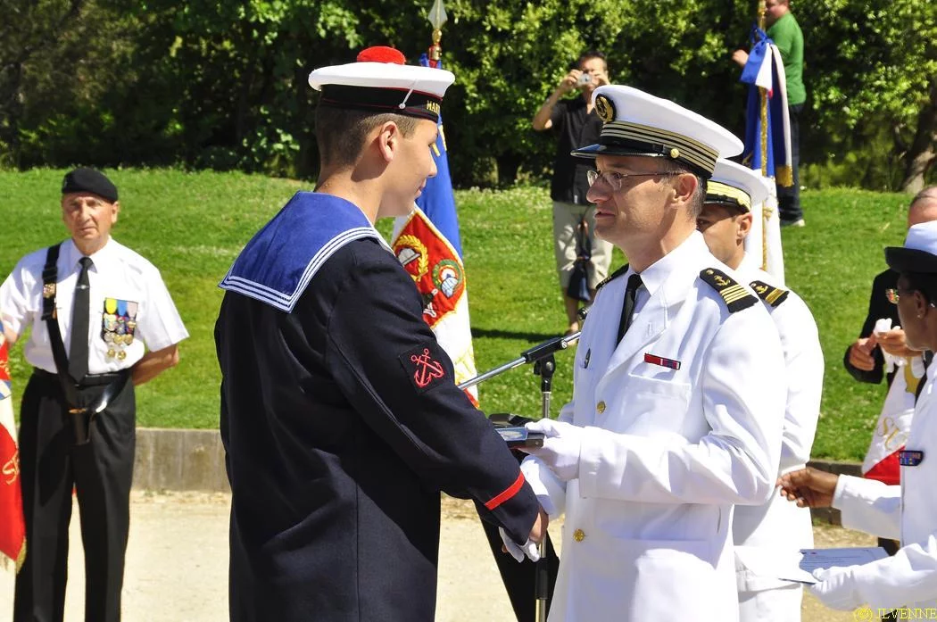 Les stagiaires de la préparation militaire marine de La Seyne-sur-mer reçoivent leur brevet