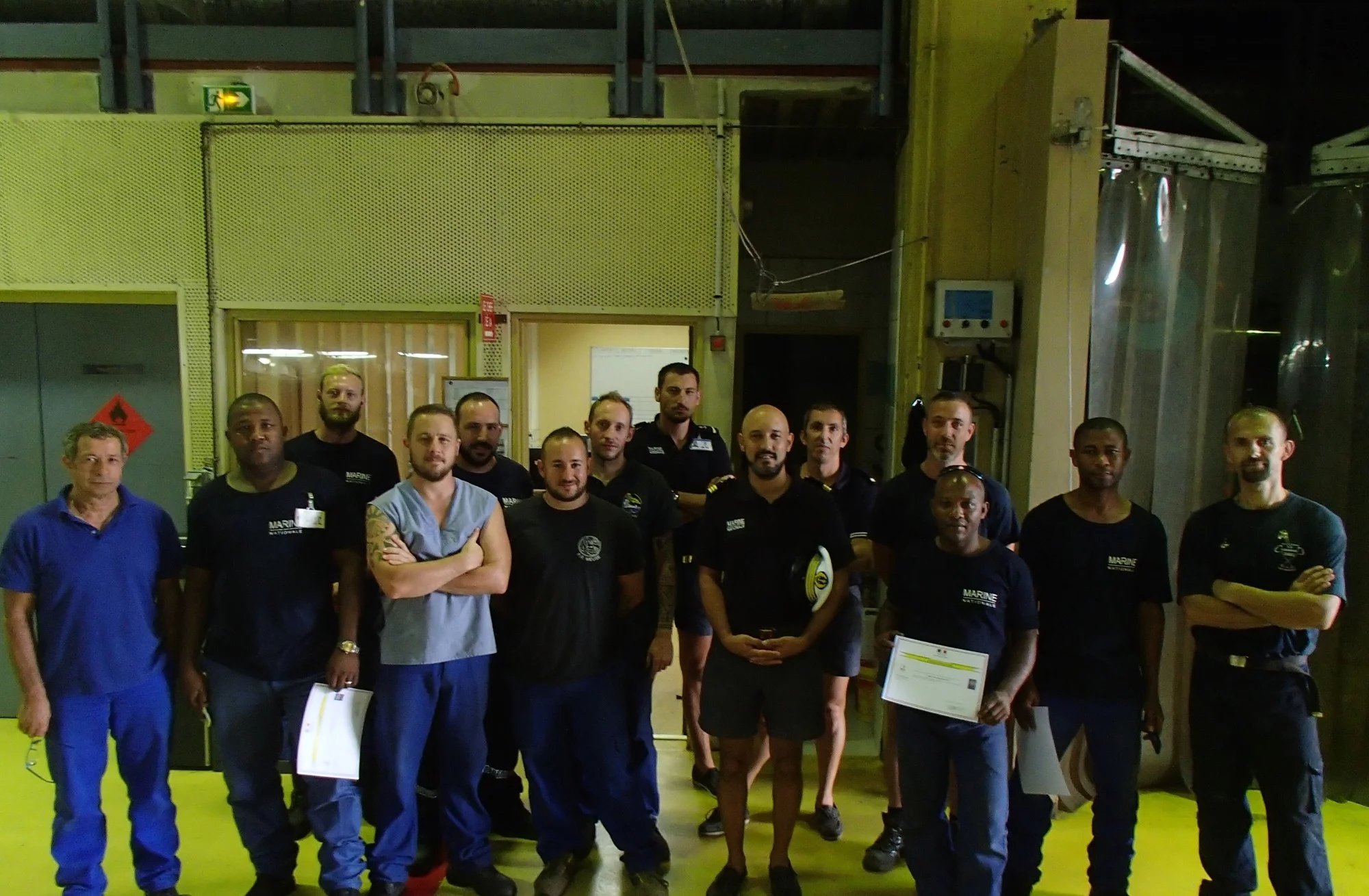 Des marins comoriens formés sur la base navale de la Réunion 