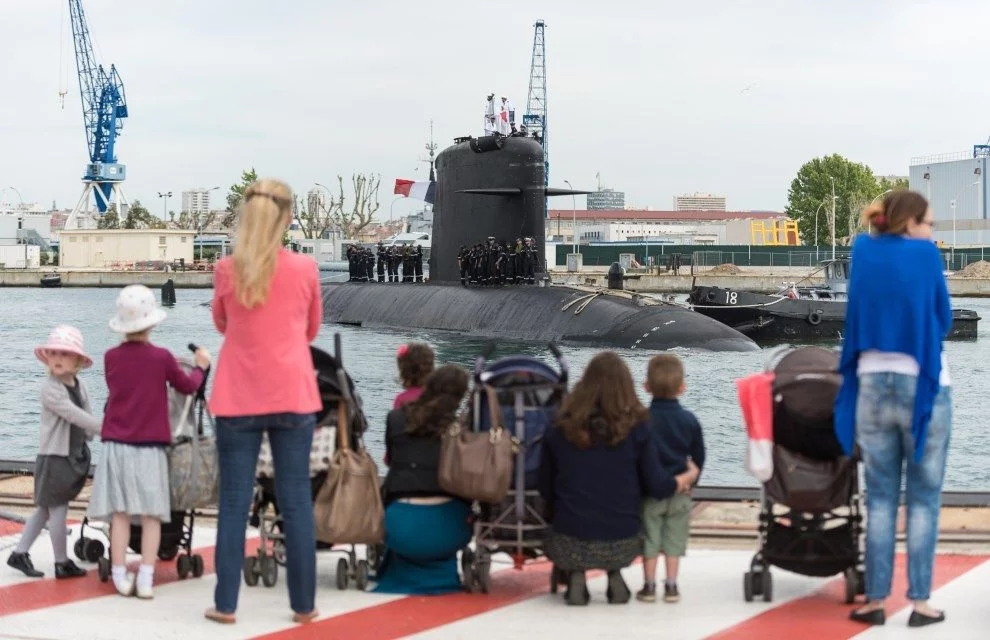 Retour du SNA Améthyste à Toulon après cinq mois de déploiement en océan Indien