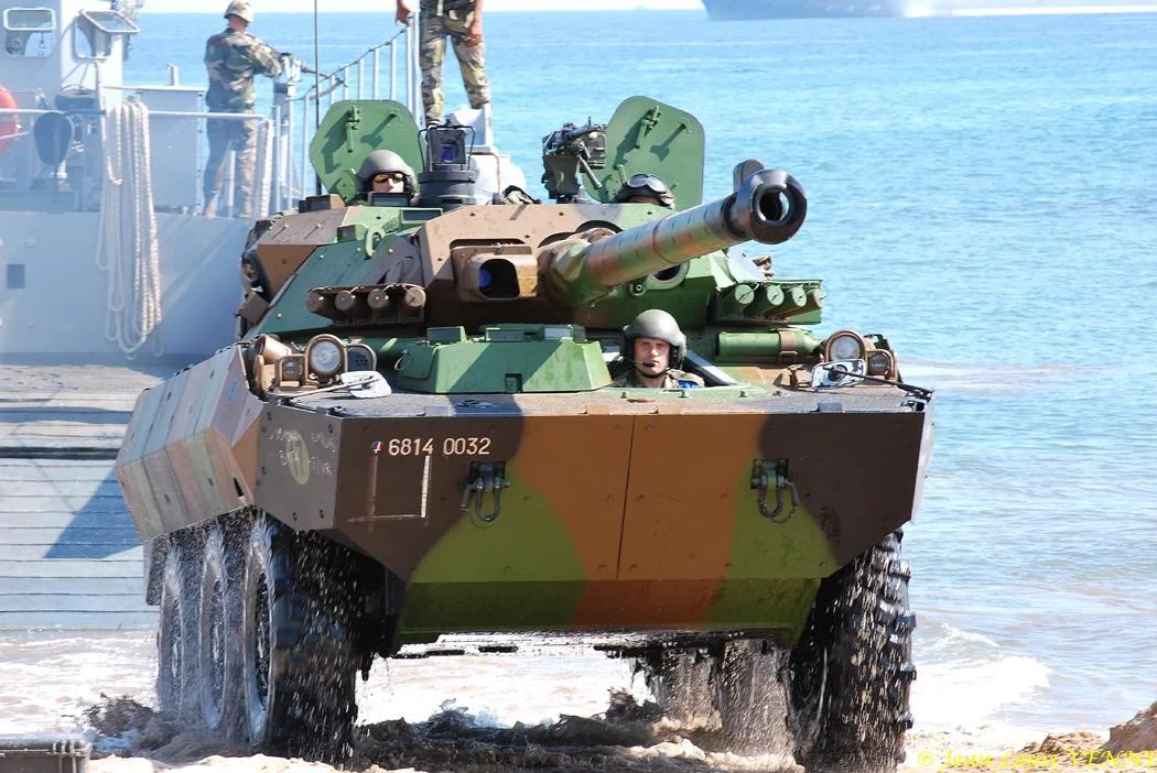 Débarquement des véhicules