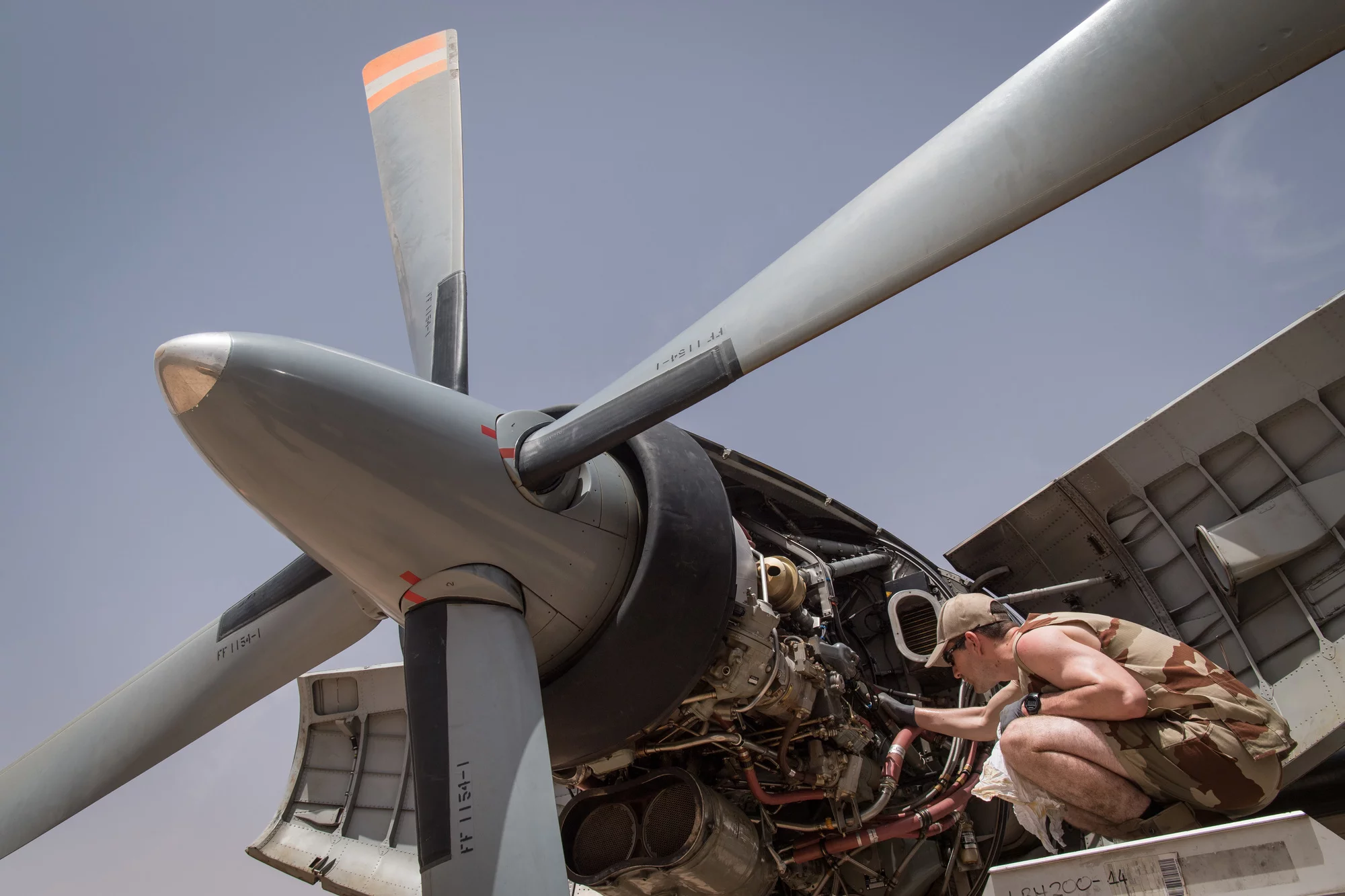 Un avion de patrouille maritime Atlantique 2 participe aux opérations au Sahel