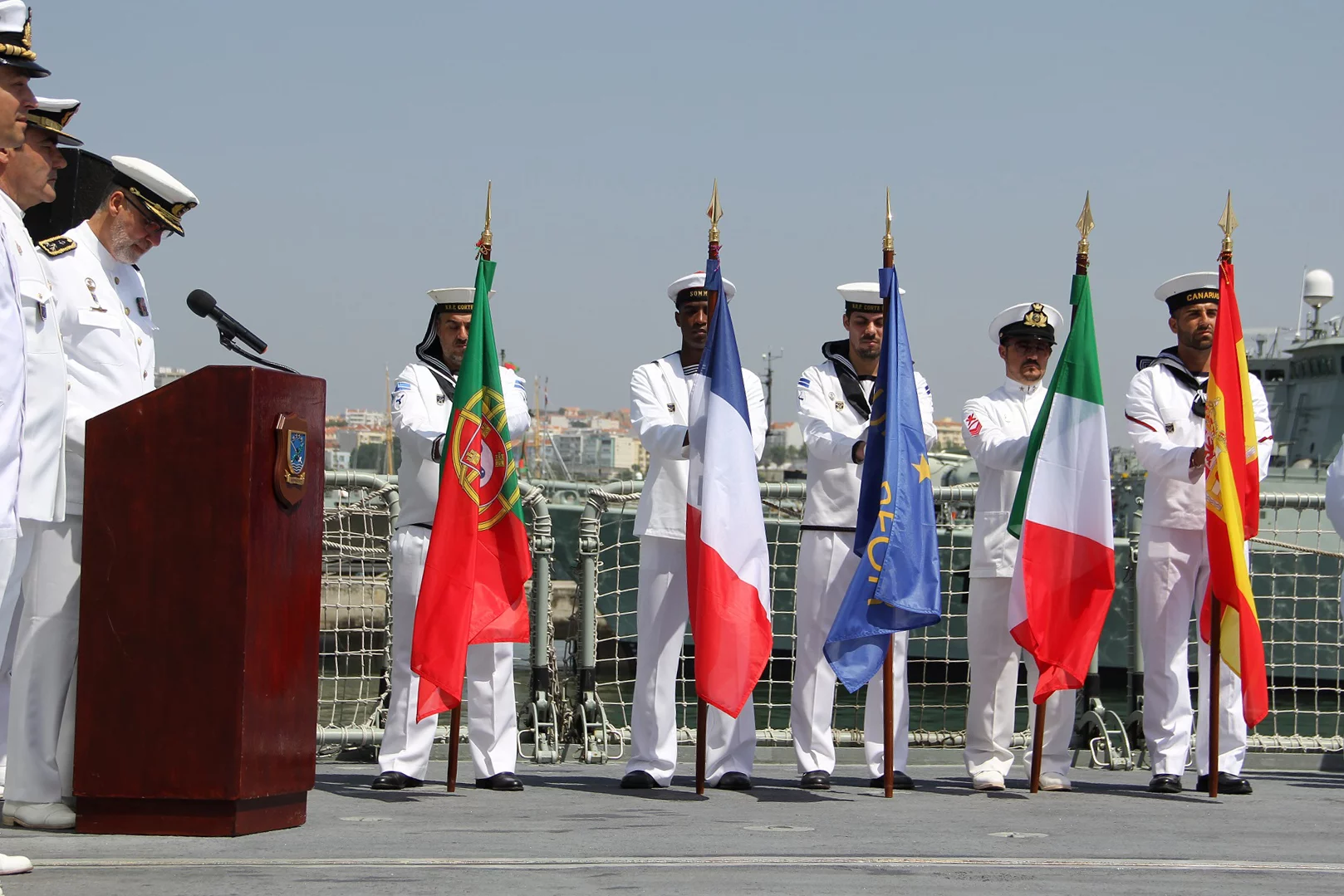 Cérémonie d'activation du groupe EUROMARFOR