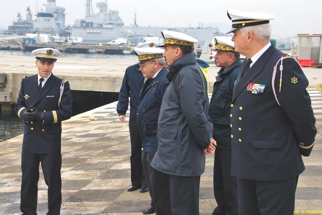 Arrivée des autorités