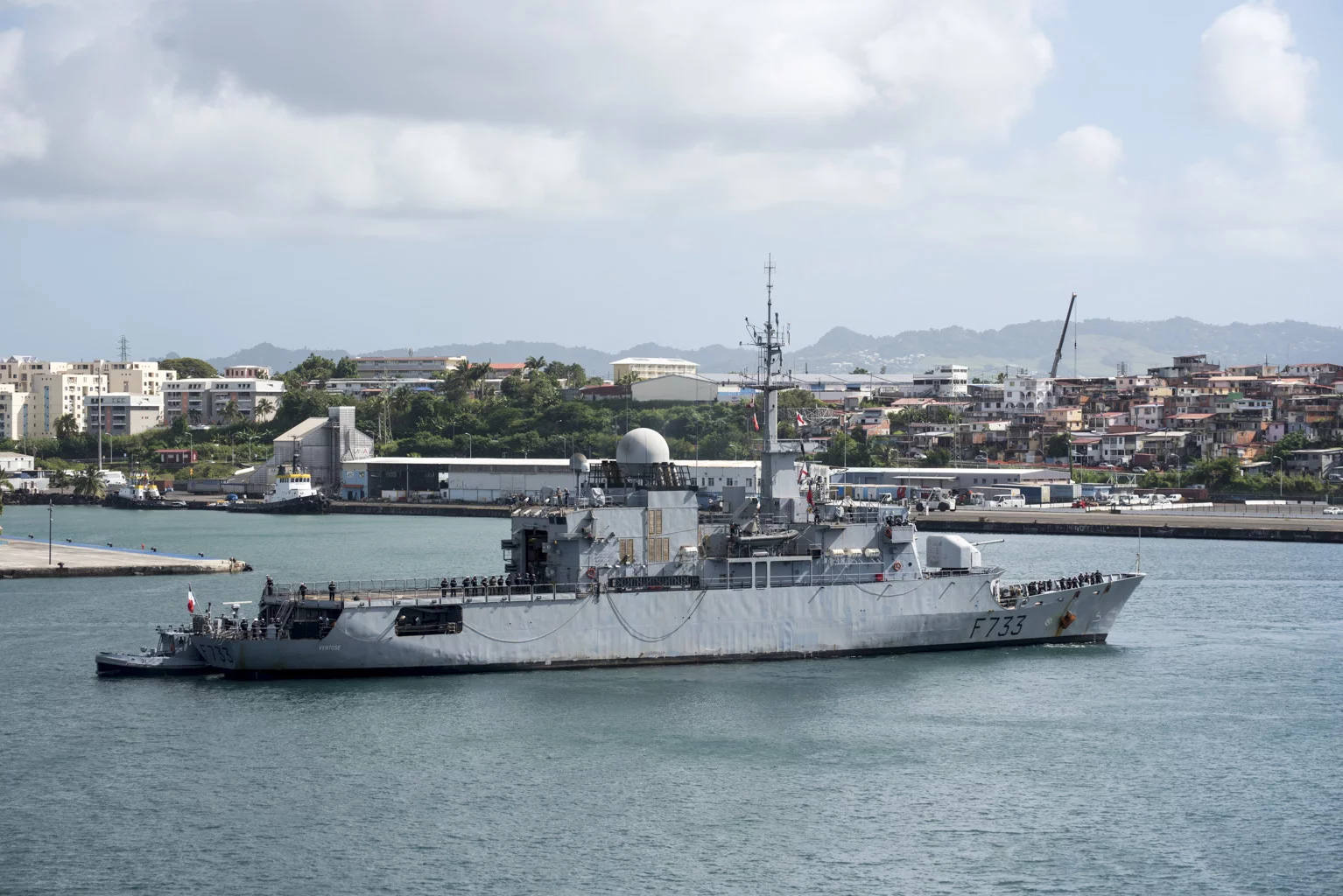 La frégate Ventôse de retour en Martinique