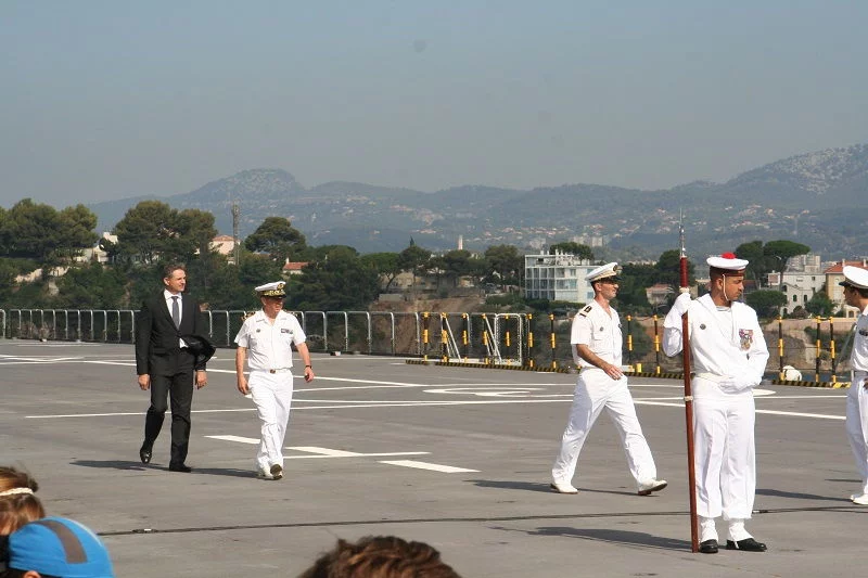 Arrivée des autorités