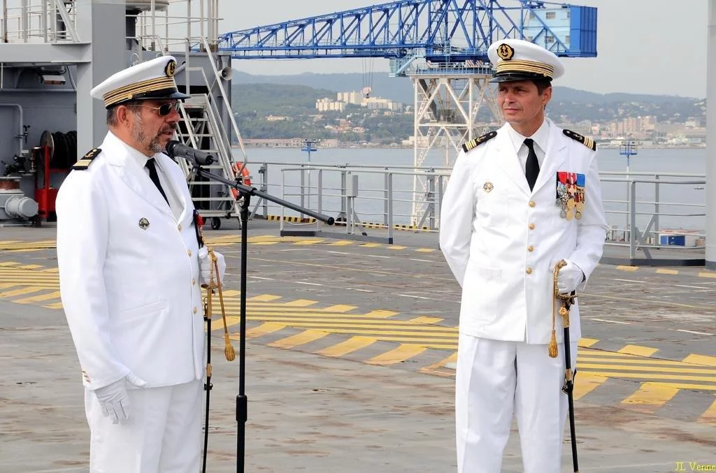 Prise de commandement du BPC Mistral