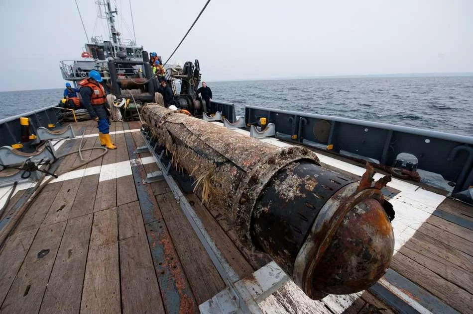 Deux torpilles allemandes de 7 mètres neutralisées en Manche