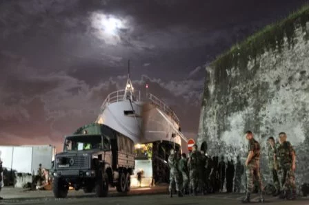 Entrainement des capacités amphibies des Forces Armées aux Antilles