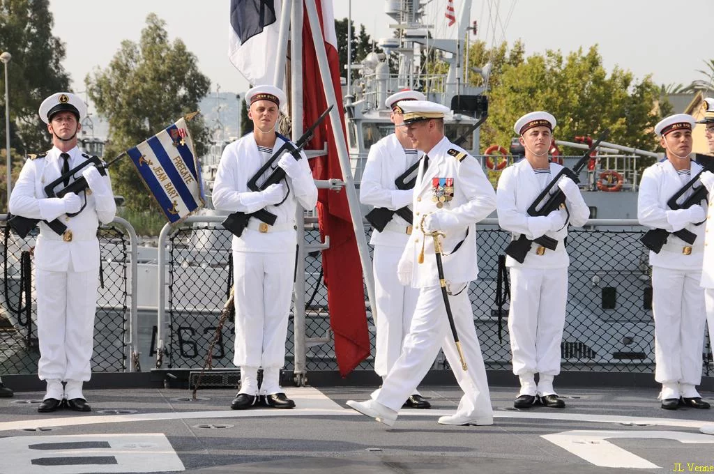 Prise de commandement de la frégate Jean Bart