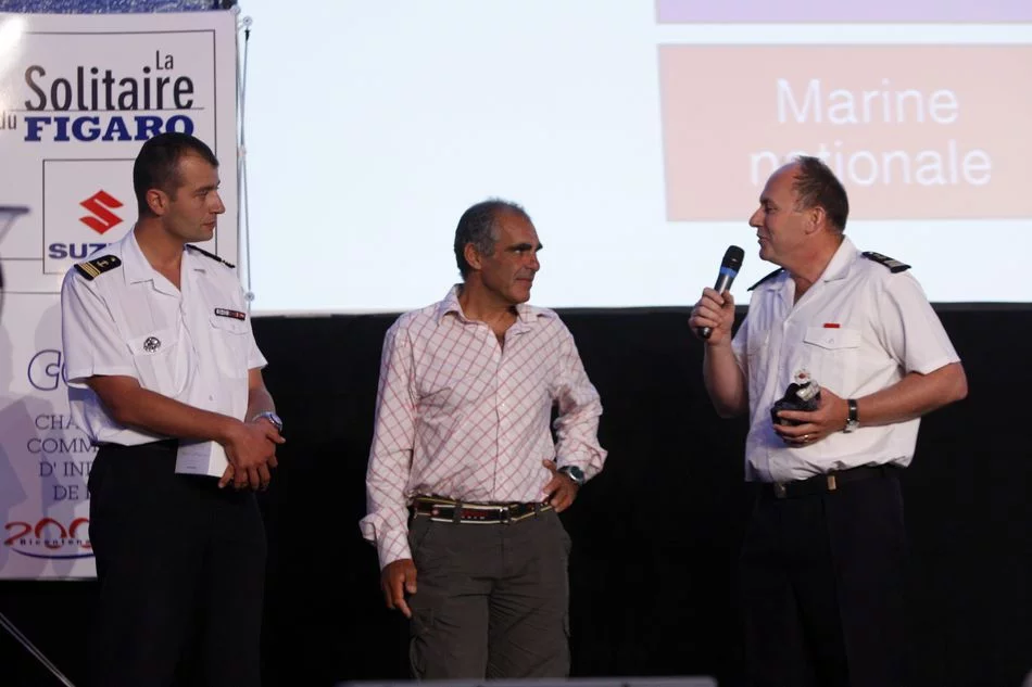 Le skipper Louis Maurice Tannières reçoit le prix 