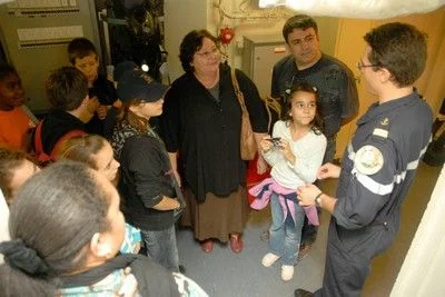 Visite du bord pour les enfants du conseil municipal junior