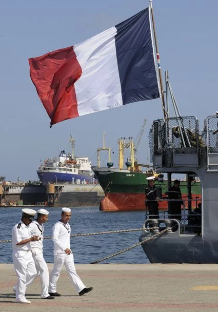 Accostage du Jean Bart