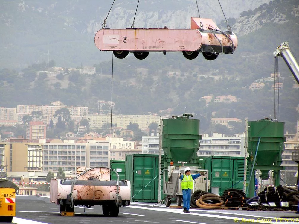 Essais des catapultes du Charles de Gaulle