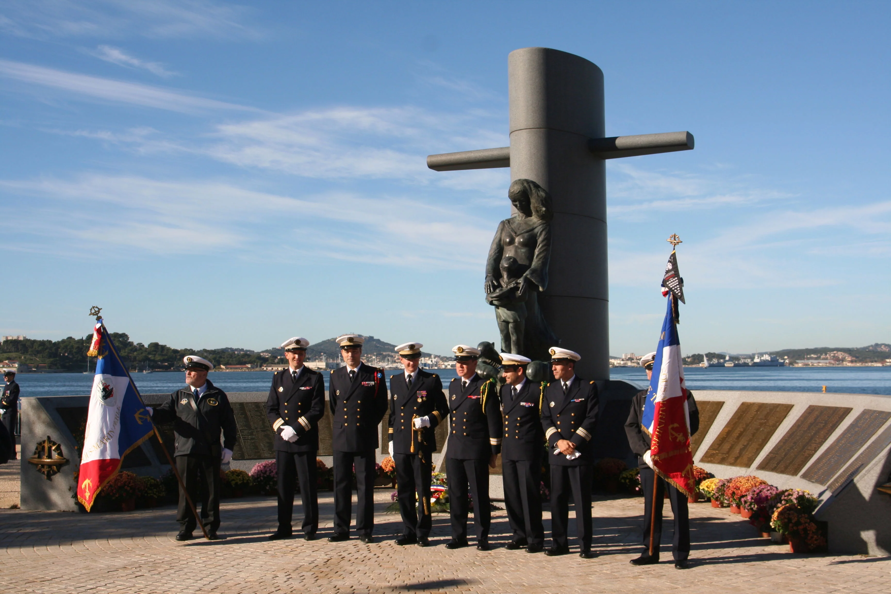 Les commandants de SNA ayant assité à la cérémonie