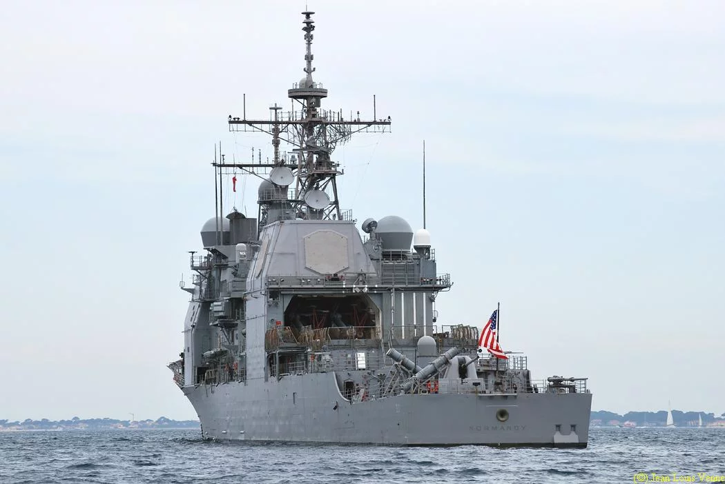 Le croiseur américain Normandy