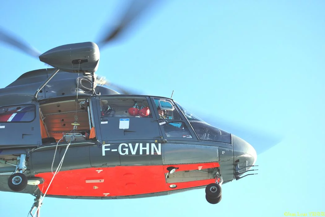 L'hélicoptère Dauphin de service public