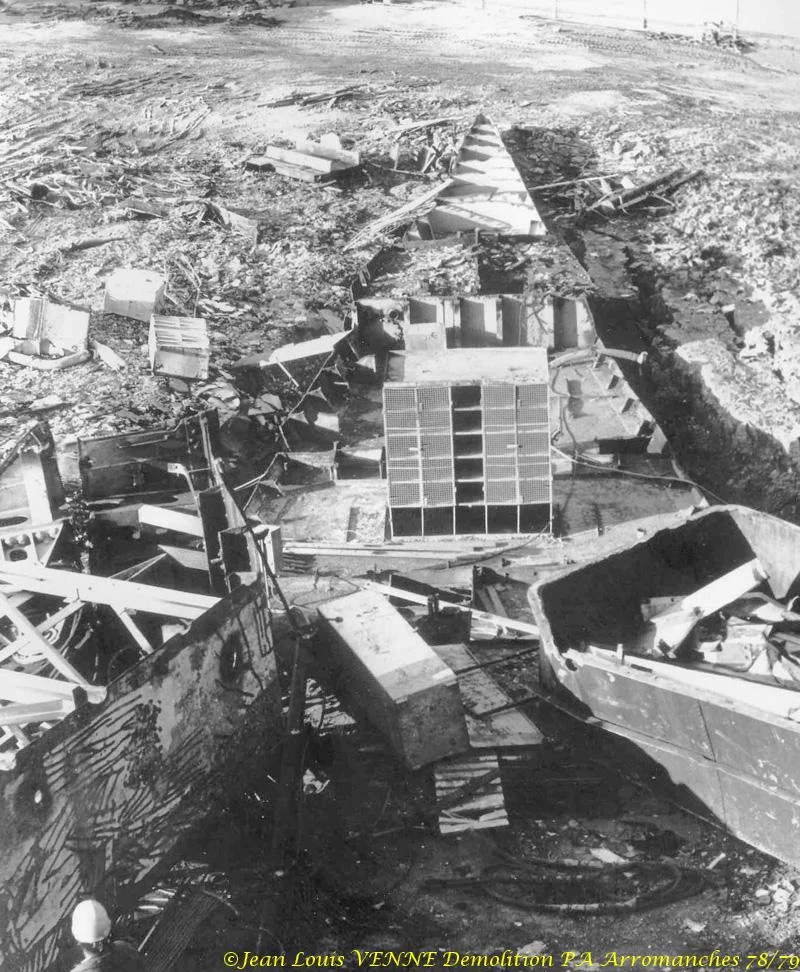 Démolition de l'Arromanches