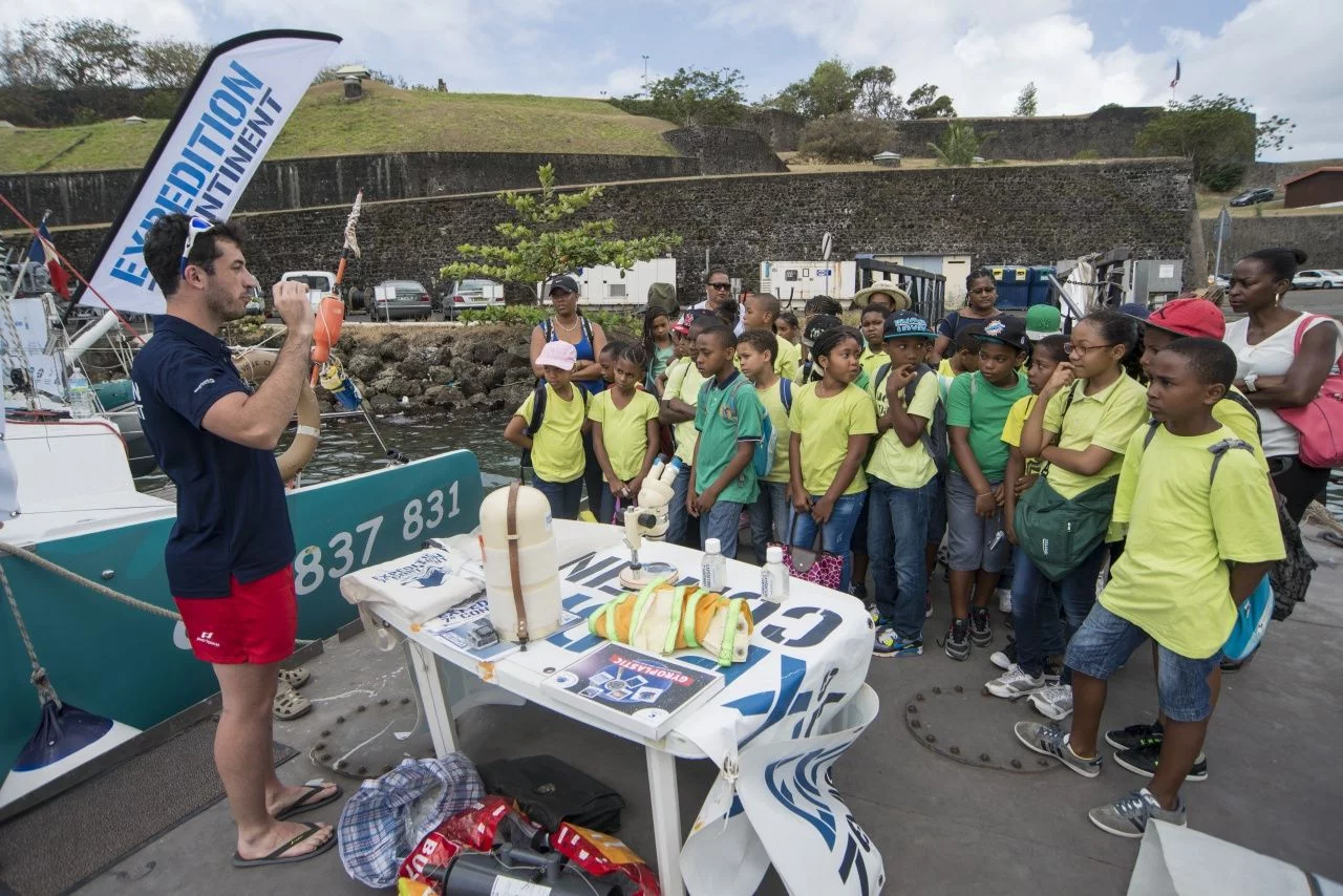 La Marine aux Antilles accueille l’Expédition 7e continent
