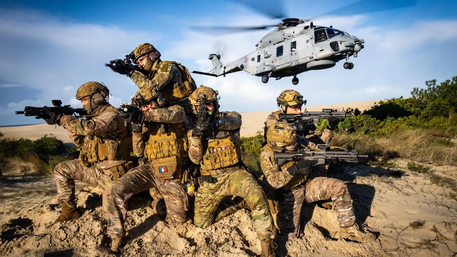 Fusiliers marins de la compagnie Le Goffic participant à l’exercice Spectre 25