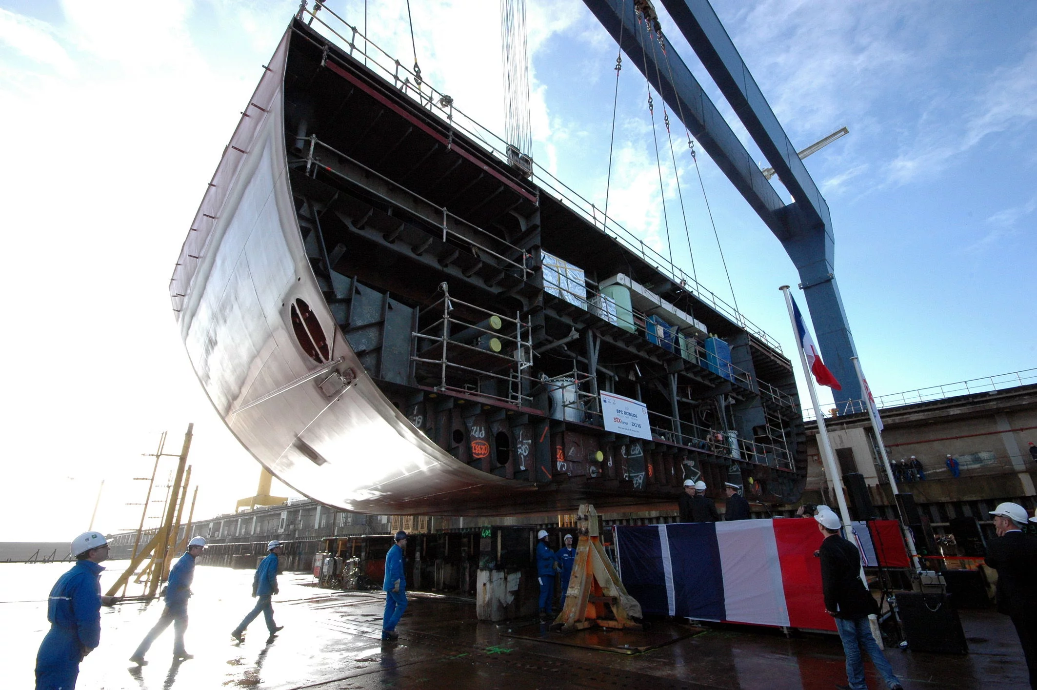 Mise en place de la 1ère section