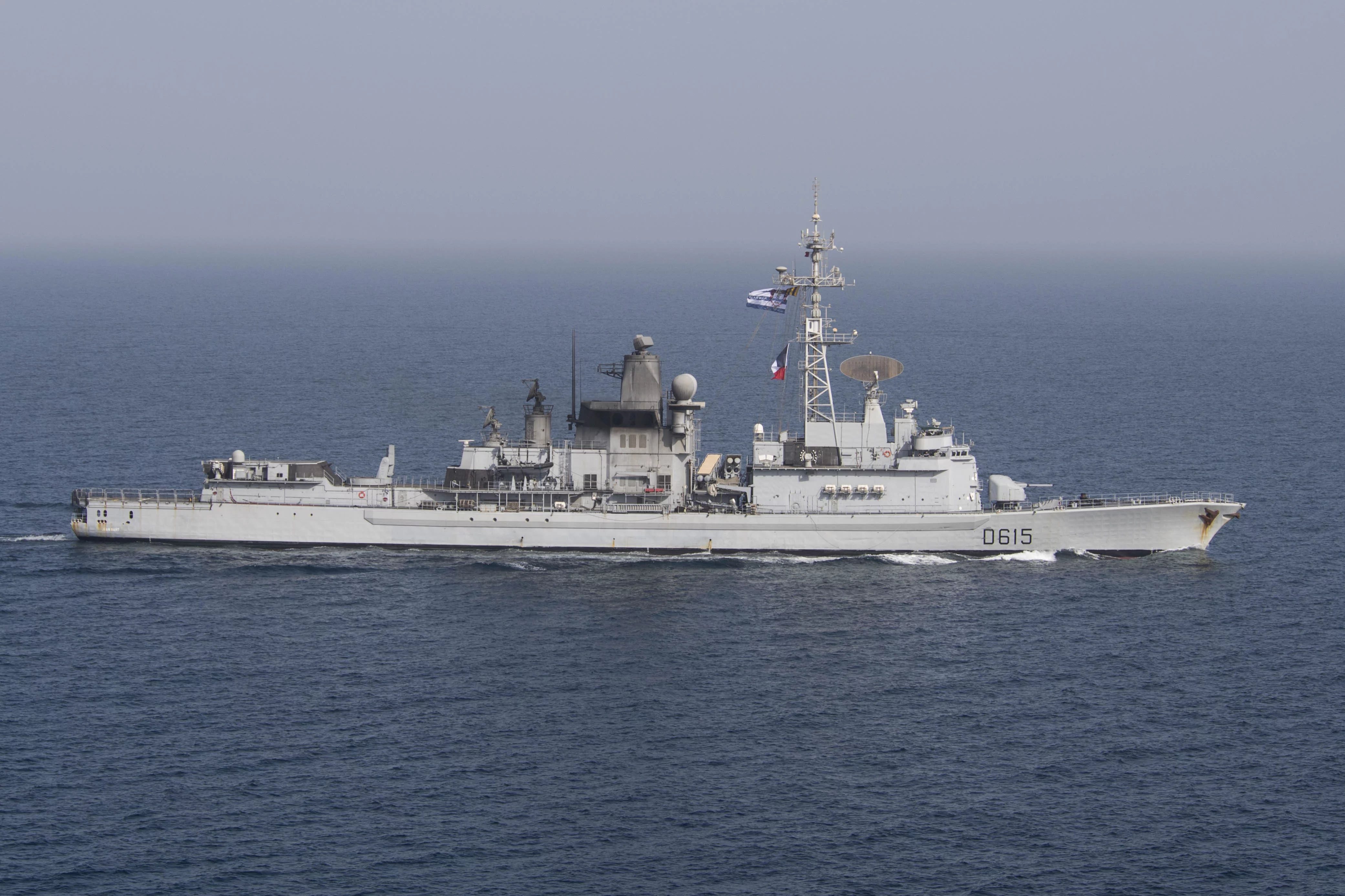 La frégate Jean Bart dans le golfe d'Oman