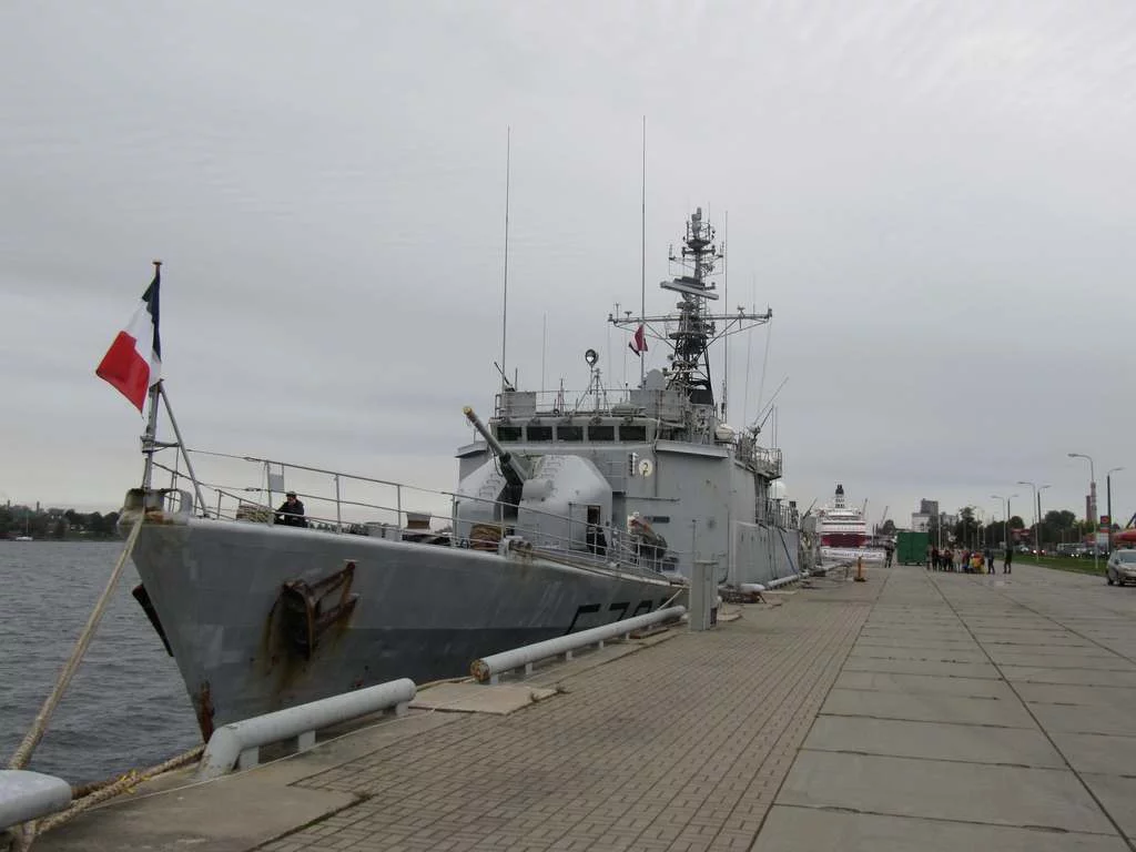 Le patrouilleur de haute mer Cdt Blaison en Lettonie